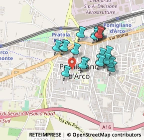 Mappa Via S. Tammaro, 80038 Pomigliano d'Arco NA, Italia (0.384)