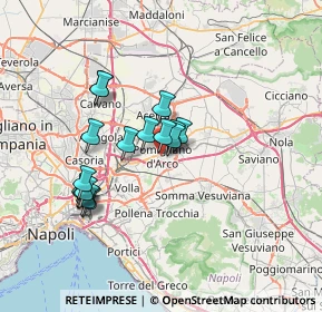 Mappa Via S. Tammaro, 80038 Pomigliano d'Arco NA, Italia (6.14313)