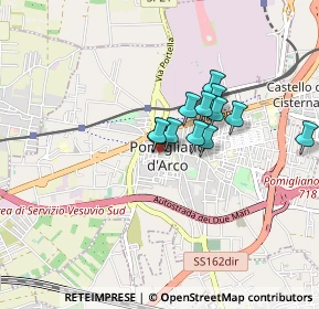 Mappa Via Vittorio Tufano, 80038 Pomigliano d'Arco NA, Italia (0.62917)