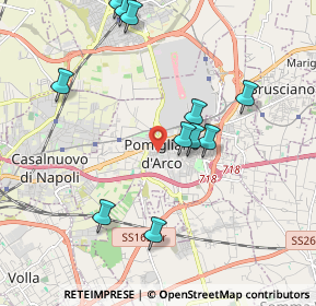 Mappa Via S. Tammaro, 80038 Pomigliano d'Arco NA, Italia (2.23273)