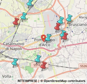 Mappa Via S. Tammaro, 80038 Pomigliano d'Arco NA, Italia (2.40167)