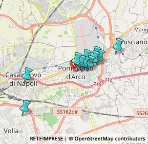 Mappa Via Vittorio Tufano, 80038 Pomigliano d'Arco NA, Italia (1.37)