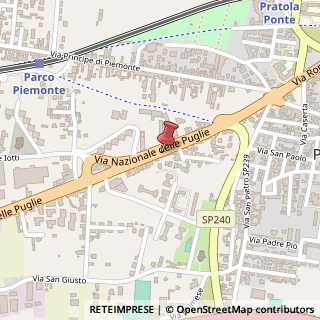 Mappa Via Nazionale delle Puglie, 49, 80038 Pomigliano d'Arco, Napoli (Campania)