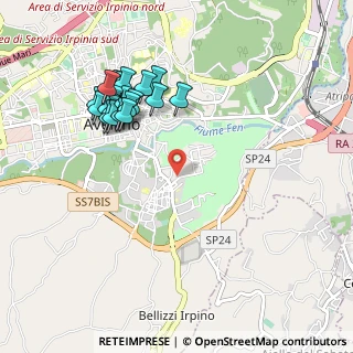 Mappa Via Antonio Tedeschi, 83100 Avellino AV, Italia (1.091)