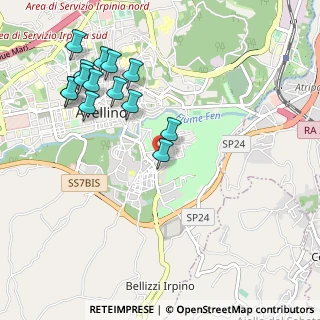 Mappa Via Antonio Tedeschi, 83100 Avellino AV, Italia (1.19429)