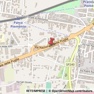 Mappa Via Nazionale delle Puglie, 73, 80038 Pomigliano d'Arco, Napoli (Campania)
