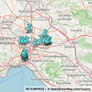 Mappa Via Bellini, 80038 Pomigliano d'Arco NA, Italia (7.37)