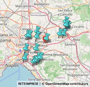 Mappa Piazza Giovanni Leone, 80038 Pomigliano d'Arco NA, Italia (7.25053)