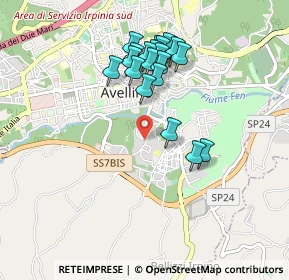 Mappa Via Castagno S. Francesco, 83100 Avellino AV, Italia (0.9)