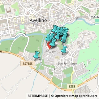 Mappa Via Castagno S. Francesco, 83100 Avellino AV, Italia (0.28889)