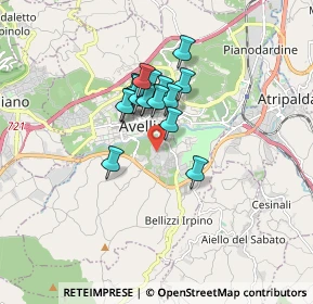 Mappa Via Castagno S. Francesco, 83100 Avellino AV, Italia (1.23471)