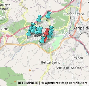 Mappa Via Castagno S. Francesco, 83100 Avellino AV, Italia (1.11857)