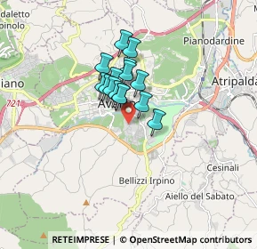 Mappa Via Castagno S. Francesco, 83100 Avellino AV, Italia (1.108)