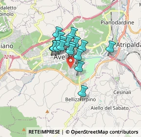 Mappa Via Castagno S. Francesco, 83100 Avellino AV, Italia (1.20882)