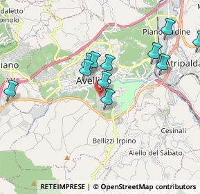 Mappa Via Castagno S. Francesco, 83100 Avellino AV, Italia (1.97727)