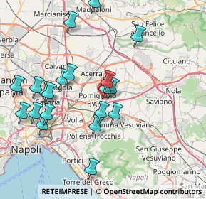 Mappa Via Mancini, 80038 Pomigliano d'Arco NA, Italia (8.6875)
