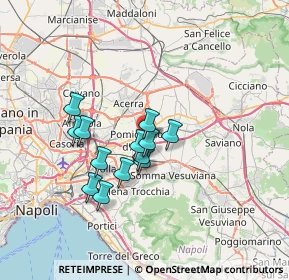 Mappa Via di Giacomo, 80038 Pomigliano d'Arco NA, Italia (5.73615)