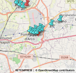 Mappa Via Mancini, 80038 Pomigliano d'Arco NA, Italia (1.85133)