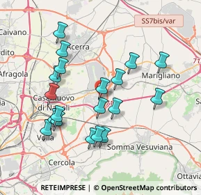 Mappa Via di Giacomo, 80038 Pomigliano d'Arco NA, Italia (3.88474)