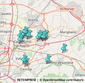 Mappa Via Mancini, 80038 Pomigliano d'Arco NA, Italia (3.31429)