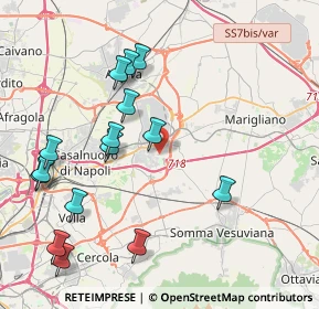 Mappa Via di Giacomo, 80038 Pomigliano d'Arco NA, Italia (4.88)