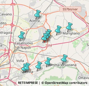 Mappa Via di Giacomo, 80038 Pomigliano d'Arco NA, Italia (3.93083)