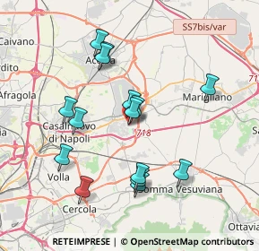Mappa Via Mancini, 80038 Pomigliano d'Arco NA, Italia (3.77467)