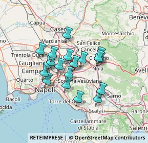 Mappa Via Cosimo Miccoli, 80038 Pomigliano d'Arco NA, Italia (11.21)