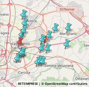 Mappa Via Cosimo Miccoli, 80038 Pomigliano d'Arco NA, Italia (4.05737)