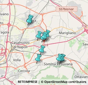 Mappa Via Cosimo Miccoli, 80038 Pomigliano d'Arco NA, Italia (3.02364)