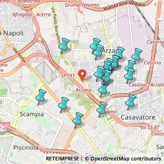 Mappa Via Ovidio, 80022 Arzano NA, Italia (0.9805)