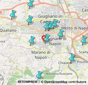 Mappa Via Papa Giovanni XXIII, 80012 Calvizzano NA, Italia (2.22667)