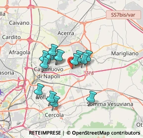Mappa Via San Paolo, 80038 Pomigliano d'Arco NA, Italia (2.88357)