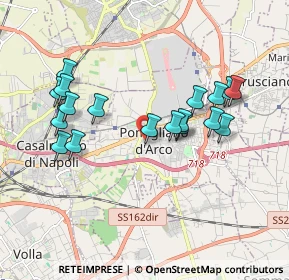 Mappa Via San Luca, 80038 Pomigliano d'Arco NA, Italia (1.95056)