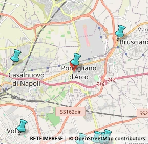 Mappa Via San Paolo, 80038 Pomigliano d'Arco NA, Italia (3.87273)