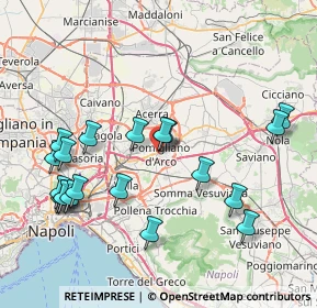 Mappa Via San Paolo, 80038 Pomigliano d'Arco NA, Italia (9.367)