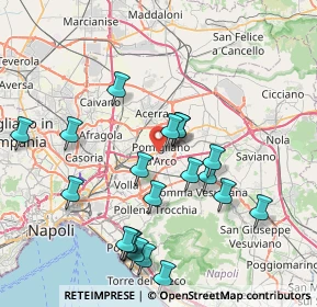 Mappa Via San Luca, 80038 Pomigliano d'Arco NA, Italia (8.723)