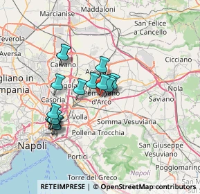 Mappa Via San Paolo, 80038 Pomigliano d'Arco NA, Italia (6.06813)