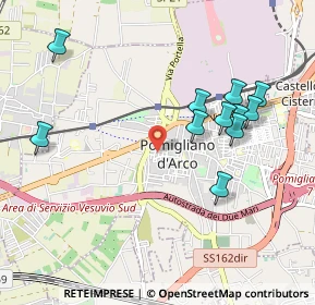 Mappa Via San Paolo, 80038 Pomigliano d'Arco NA, Italia (1.09364)