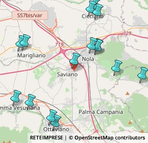 Mappa Via Fratelli Tufani, 80039 Saviano NA, Italia (5.75188)