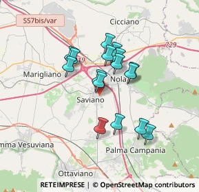 Mappa Via Fratelli Tufani, 80039 Saviano NA, Italia (2.965)