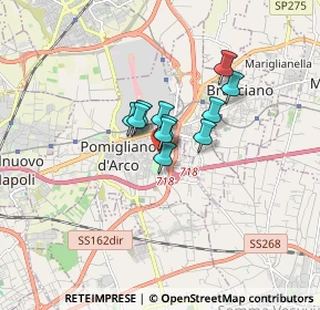 Mappa Via Giordano Luca, 80038 Pomigliano d'Arco NA, Italia (0.98)