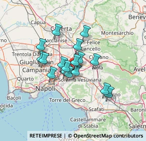 Mappa Via Leonardo da Vinci, 80038 Pomigliano d'Arco NA, Italia (10.34471)