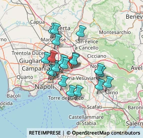 Mappa Via Leonardo da Vinci, 80038 Pomigliano d'Arco NA, Italia (11.444)