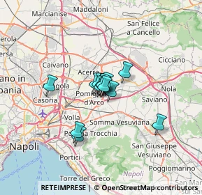 Mappa Via Giordano Luca, 80038 Pomigliano d'Arco NA, Italia (3.70769)