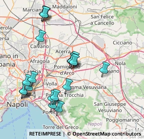 Mappa Via Leonardo da Vinci, 80038 Pomigliano d'Arco NA, Italia (9.033)