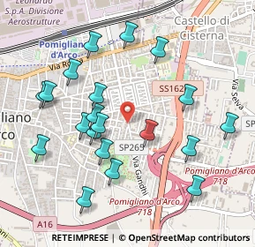 Mappa Via Leonardo da Vinci, 80038 Pomigliano d'Arco NA, Italia (0.549)