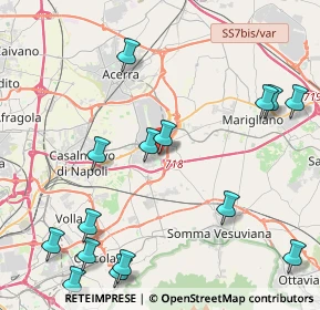 Mappa Via Giordano Luca, 80038 Pomigliano d'Arco NA, Italia (5.794)