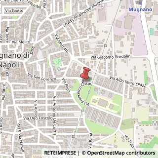 Mappa Via Francesco Crispi,  8, 80018 Mugnano di Napoli, Napoli (Campania)