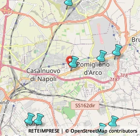 Mappa Viale Nilde Iotti, 80038 Pomigliano d'Arco NA, Italia (3.62364)